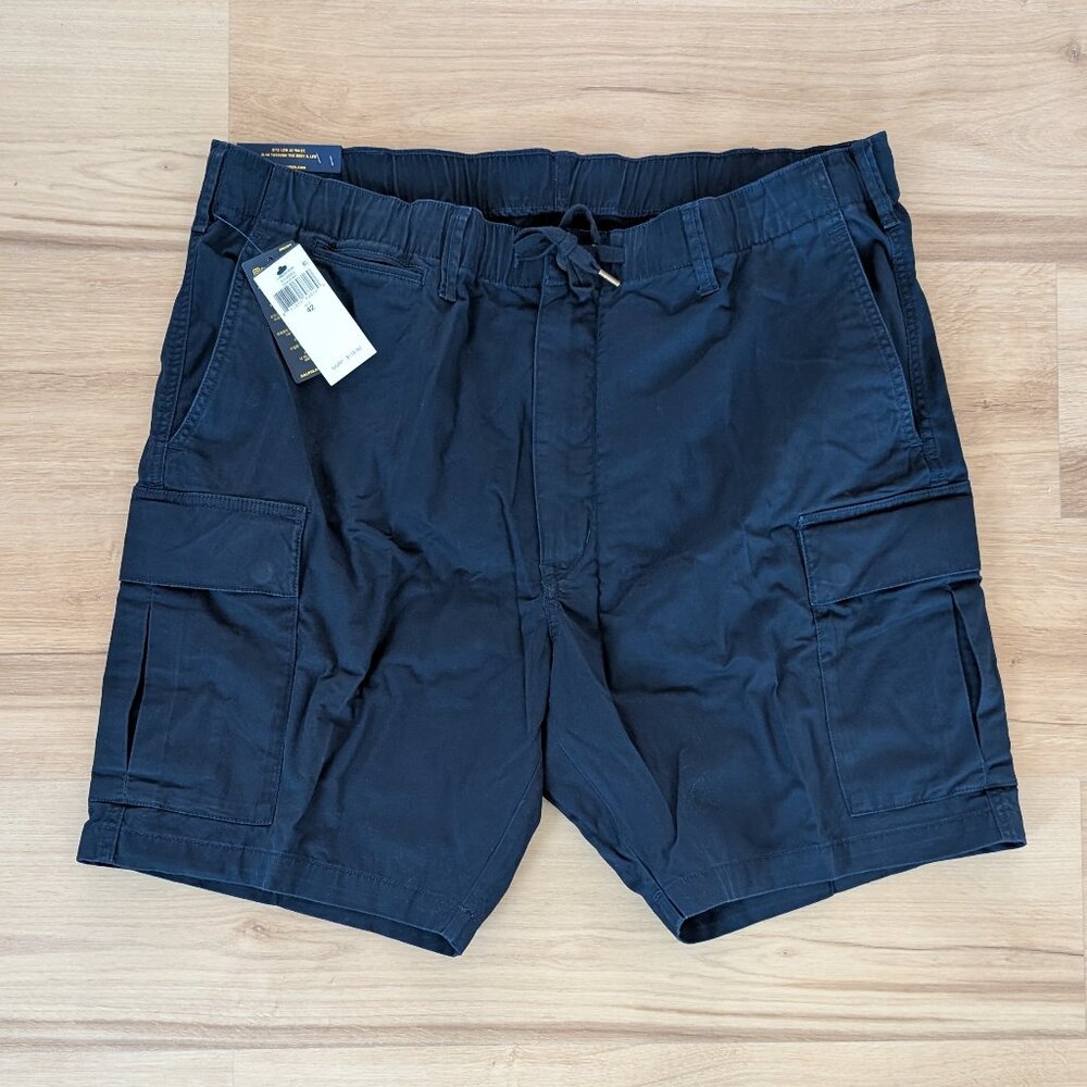 NWT Polo Ralph Lauren Stretch Slim Fit Cargo Shorts 42 Navy 9" Inseam